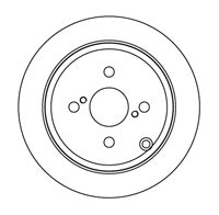 NF PARTS stabdžių diskas NF1699139